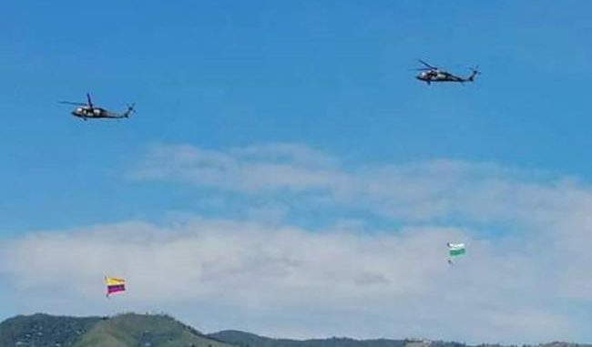 Mueren dos soldados al caer de un helicóptero de la FAC en Medellín
