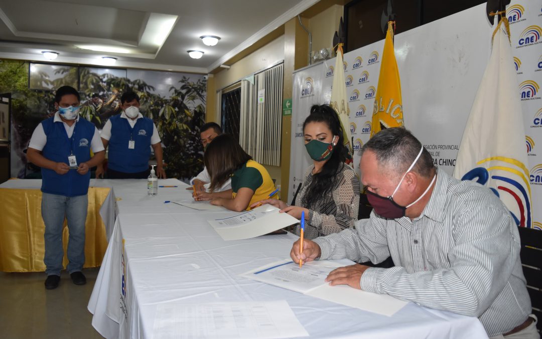 En Zamora Chinchipe, 13 organizaciones políticas realizaron sus actos de proclamación de candidaturas