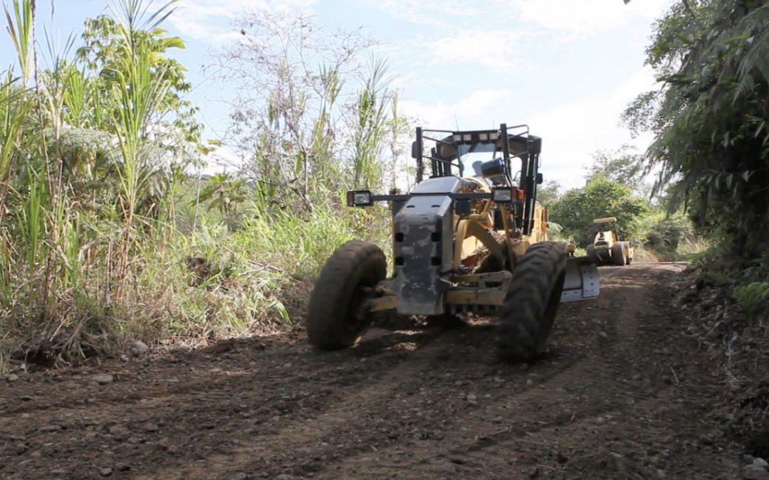 Vía La Saquea – Guaguayme Bajo – Alto – San Luis y Cantzama recibe mejoramiento de la Prefectura