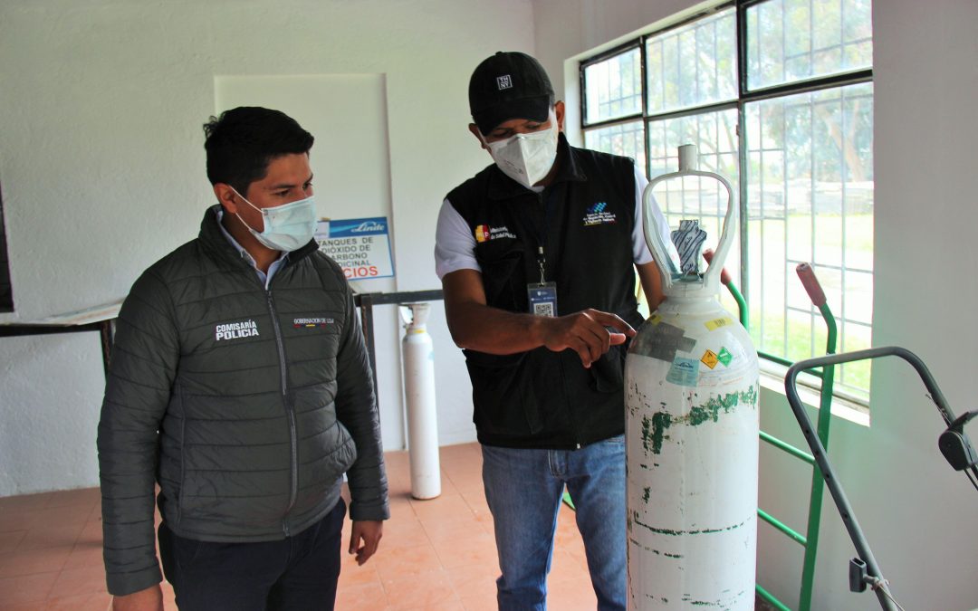 Arcsa controla a empresas de oxígeno medicinal en Loja